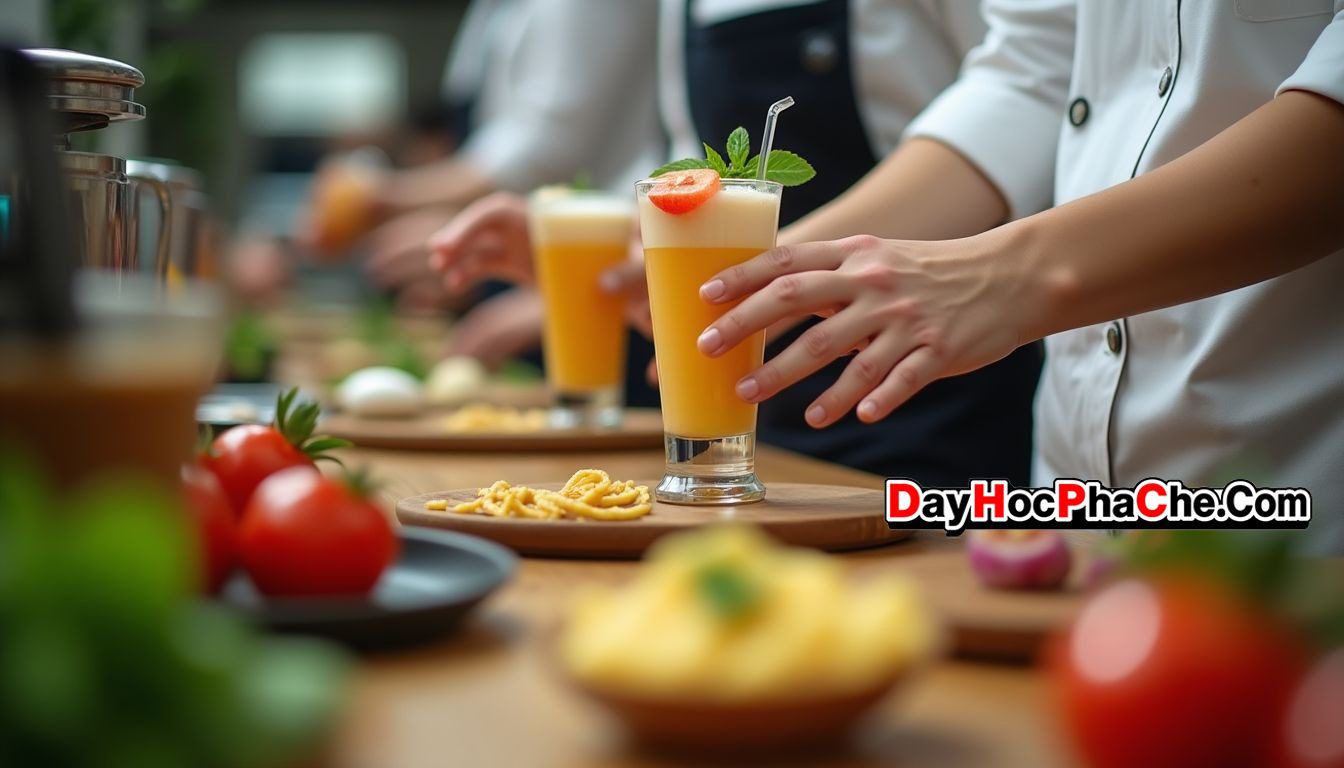 Cách Pha Chế Đồ Uống Không Cồn (Mocktail) Cho Quán: Hướng Dẫn Chi Tiết
