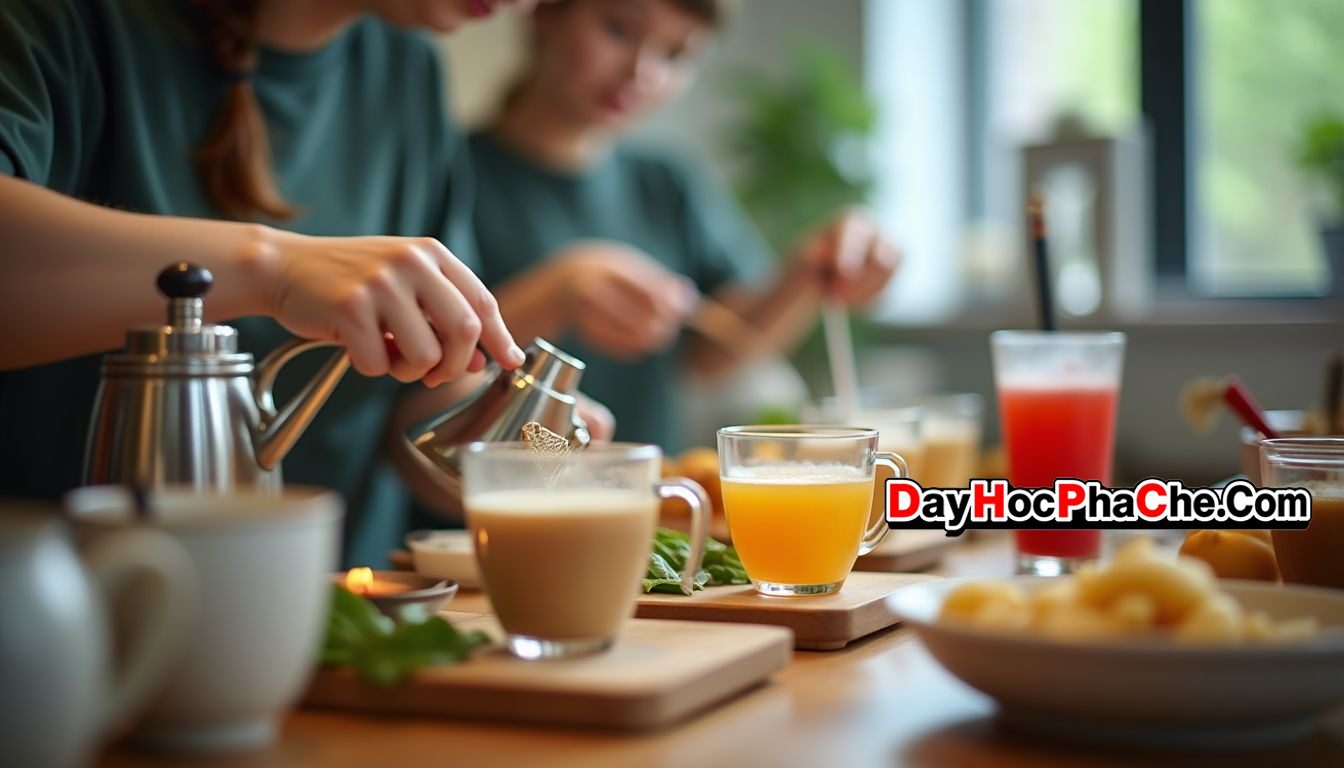 Hướng Dẫn Cách Làm Trân Châu Trắng và Trân Châu Hoàng Kim Tại Nhà