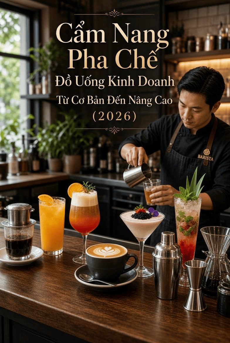 Pha Chế Đồ Uống Kinh Doanh: Cẩm Nang Từ A-Z 2026