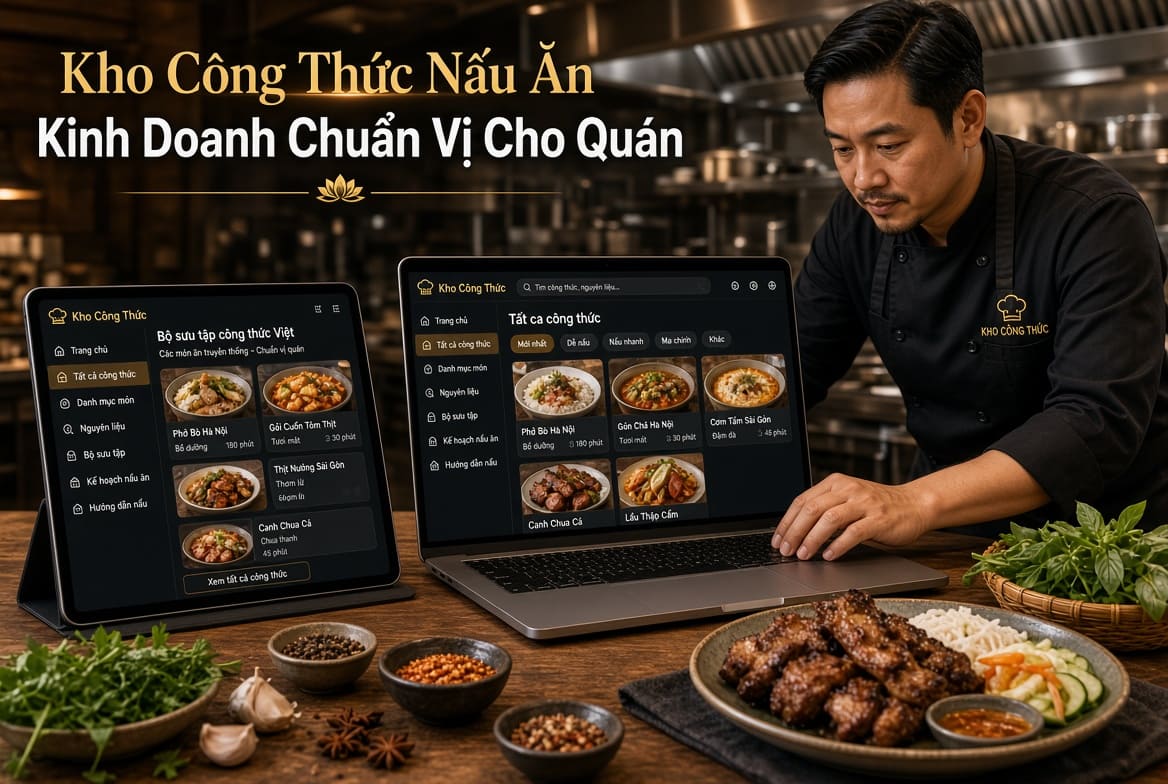 Kho Công Thức Nấu Ăn Kinh Doanh Chuẩn Vị Cho Quán